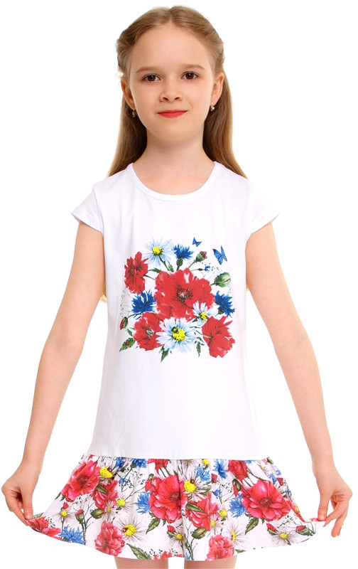 Платье для девочек | Маковая росинка | Апрель