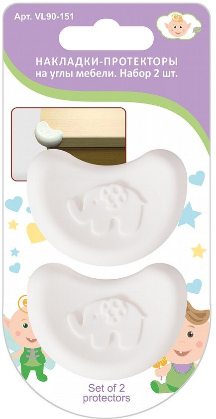 Накладки-протекторы на углы мебели | Мультидом Трейдинг