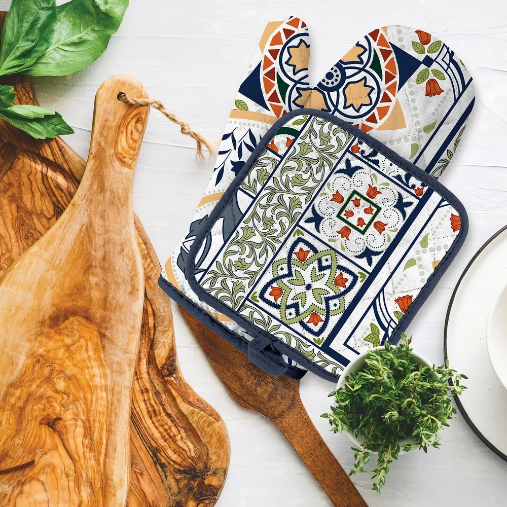 Комплект кухонных прихваток | Азулежу | Mia Cara