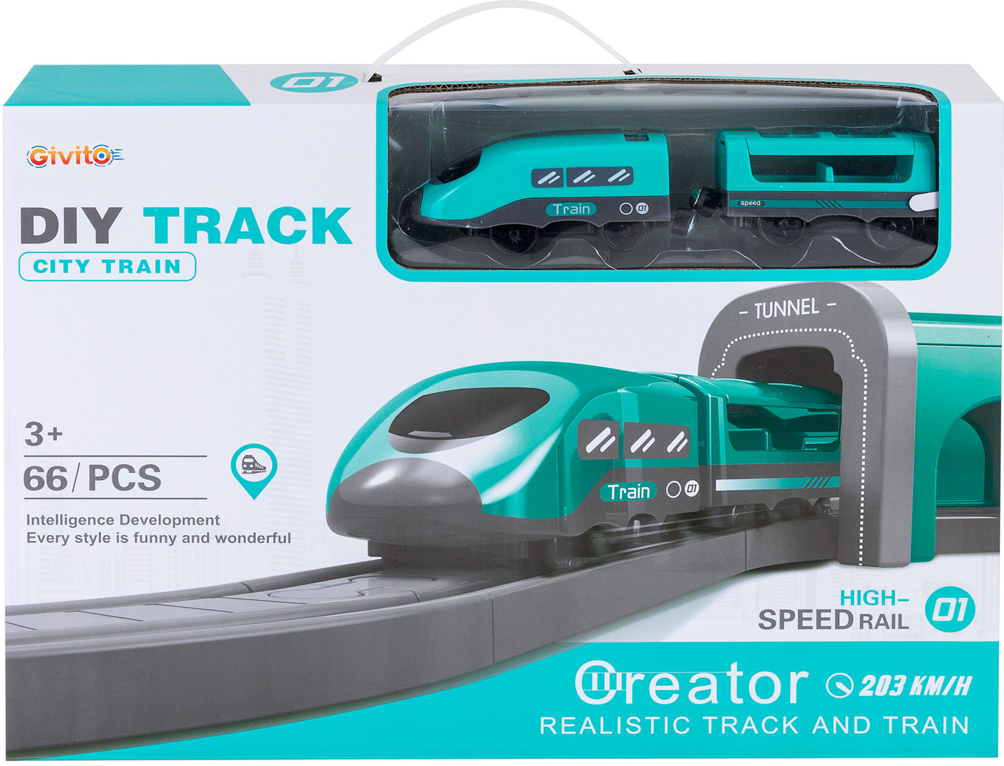 Набор игровой «Железная дорога. Мой город» | Givito