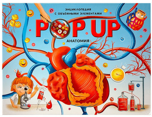 Pop-up энциклопедия для детей о теле человека «Анатаомия» (книжка-панорамка) | Pop up энциклопедия