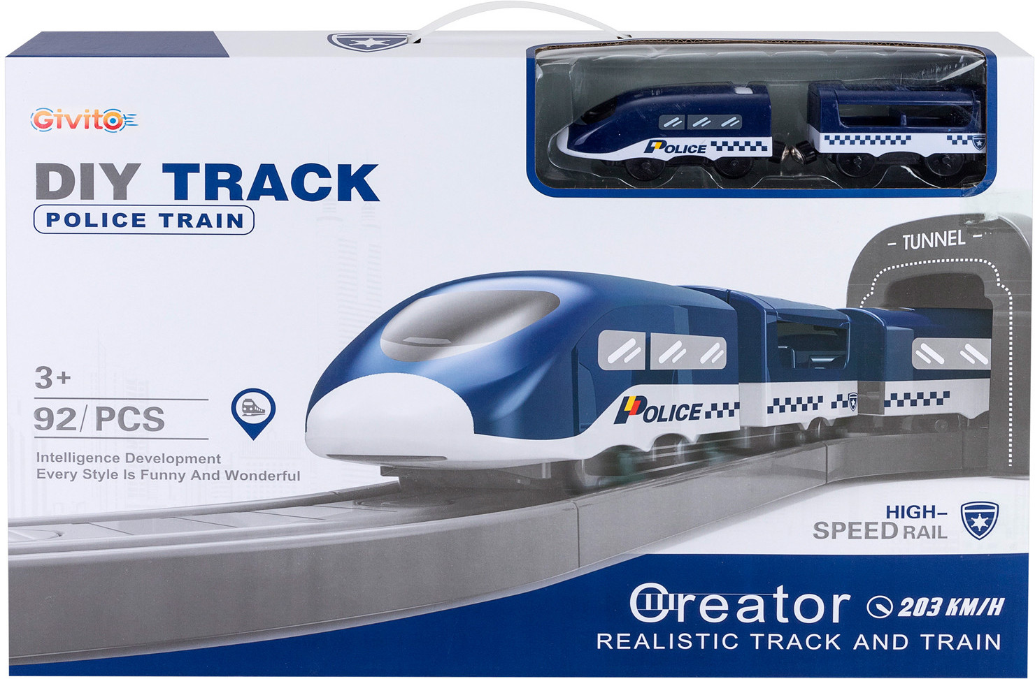 Набор игровой «Железная дорога. Полицейский участок» | Givito