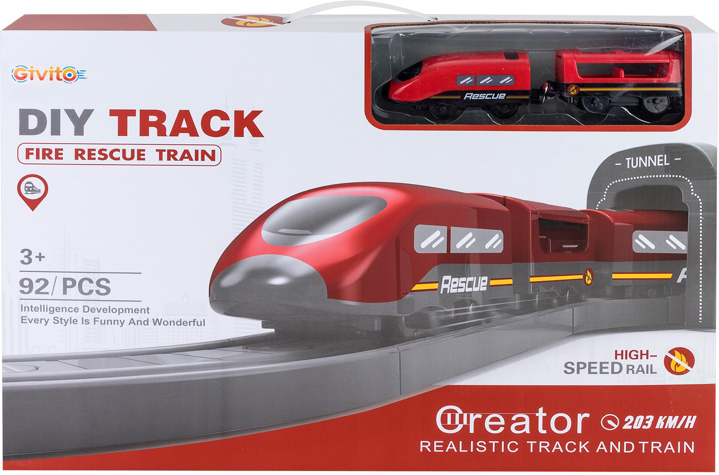 Набор игровой «Железная дорога. Служба спасения» | Givito