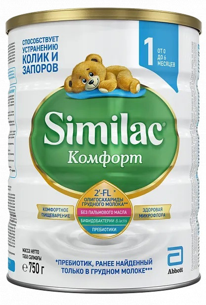 Смесь сухая молочная №1 | Комфорт | Similac