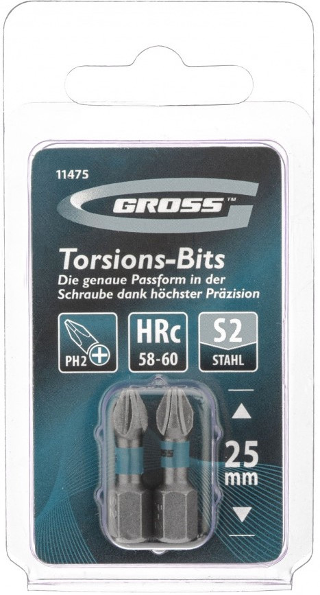 Набор бит торсионных для ударных шуруповертов | Gross