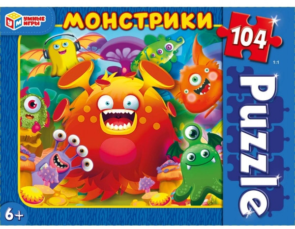 Пазл «Монстрики» | Умные игры