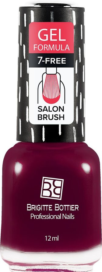 Лак для ногтей, оттенок 05 Темный пионовый | Gel Formula | Brigitte Bottier
