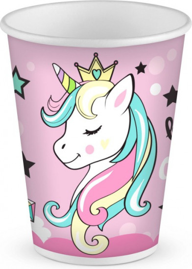 Набор бумажных стаканов «Единорог»