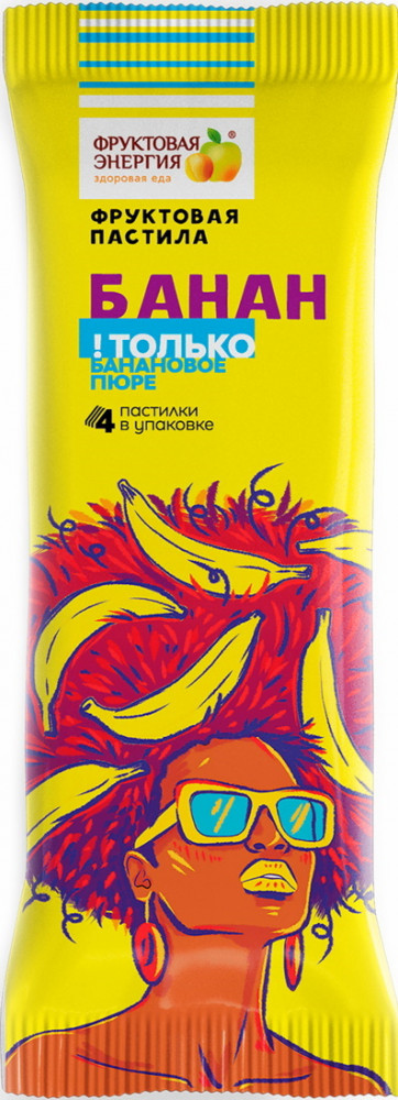 Пастила фруктовая «Банан» | Фруктовая Энергия