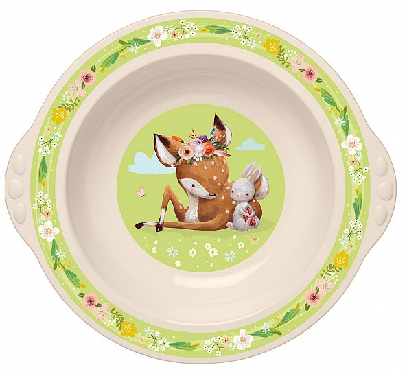 Тарелка детская глубокая | Пластишка