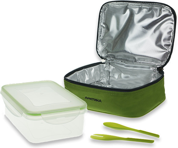 Ланч-сумка с контейнером и приборами | Арктика