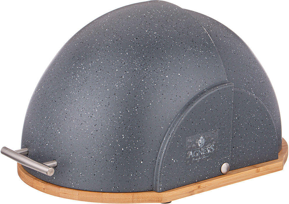 Хлебница деревянная с пластиковой крышкой | Agness