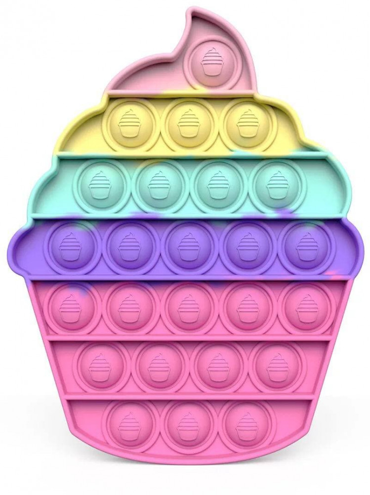 Игрушка антистресс Pop It «Кекс» | Антистресс
