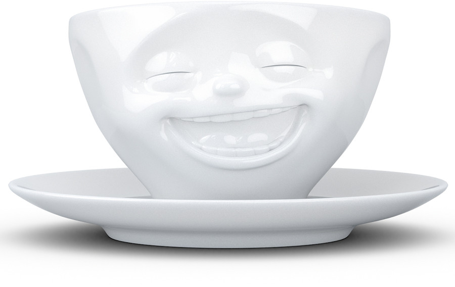 Чашка с блюдцем «Laughing» | Laughing | Tassen