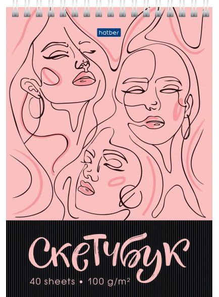 Скетчбук «Faces» | Hatber