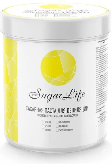 Паста сахарная для эпиляции экстра бандажная | Sugar Life