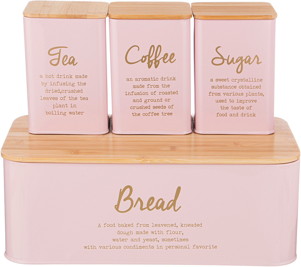 Хлебница c баночками для сыпучих продуктов | Agness