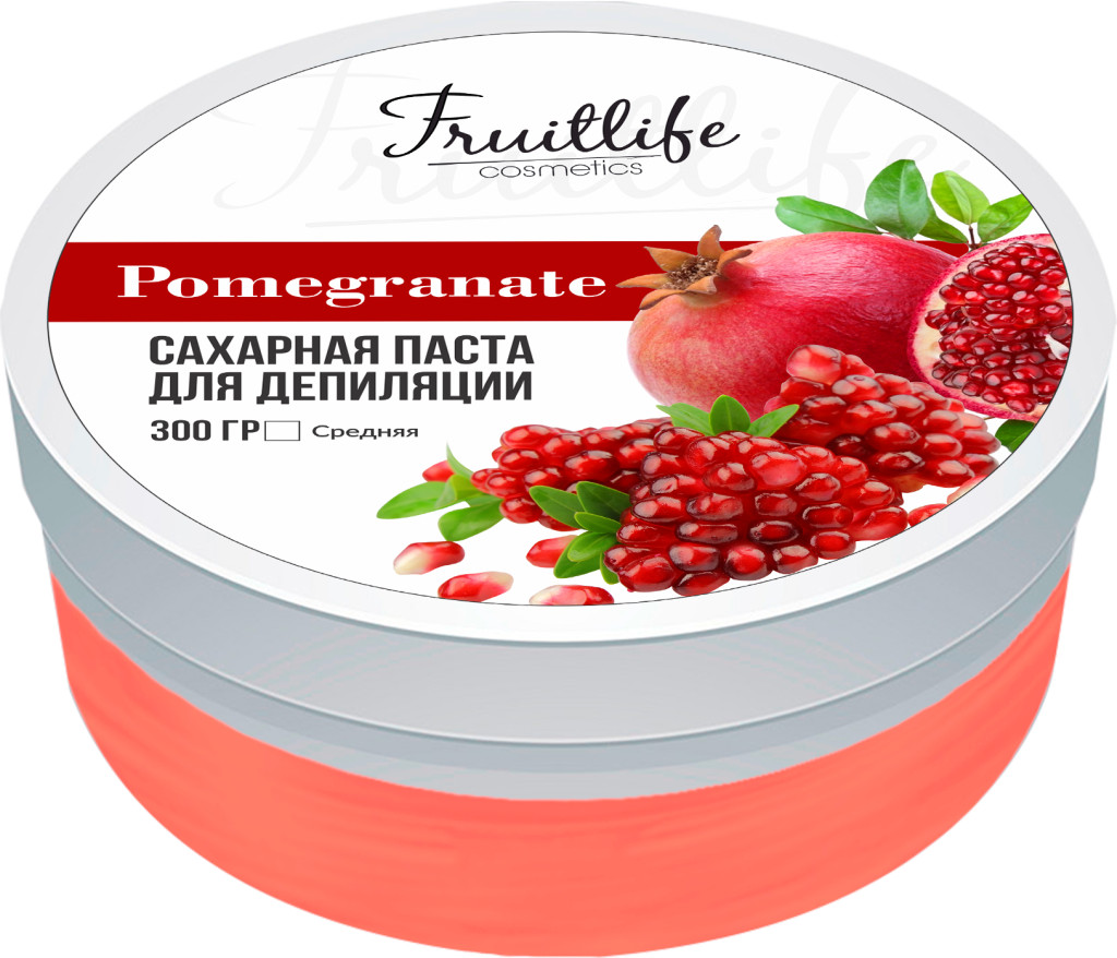 Сахарная паста для депиляции «Гранат» | Фруктовые десерты | Fruit Life