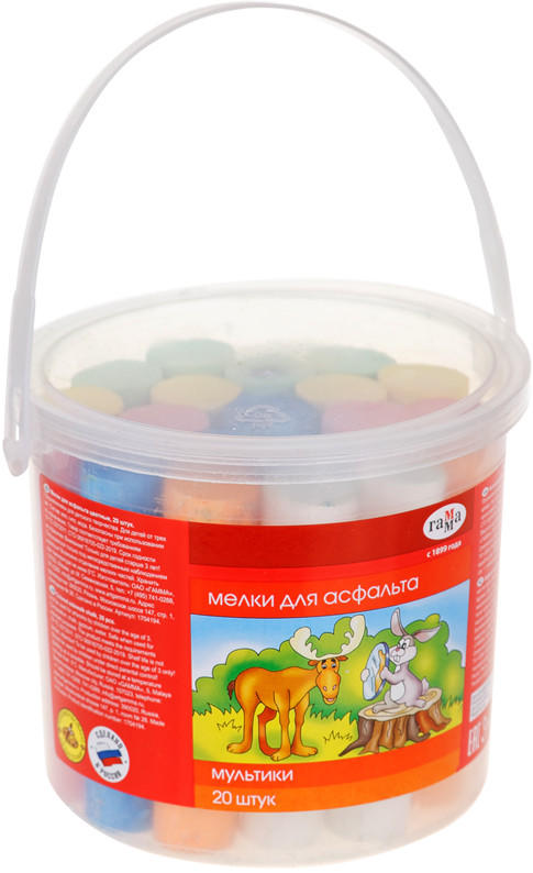 Мелки цветные «Мультики» | Мультики | Гамма