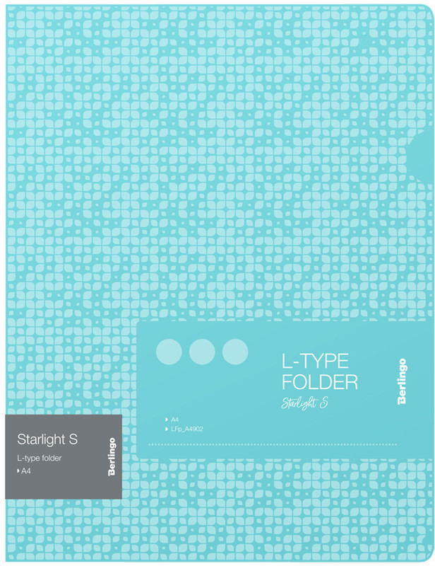 Папка-уголок | Double Black | Berlingo