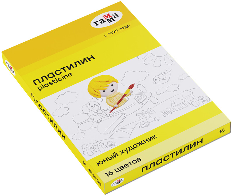 Пластилин восковой «Юный художник» | Юный художник | Гамма