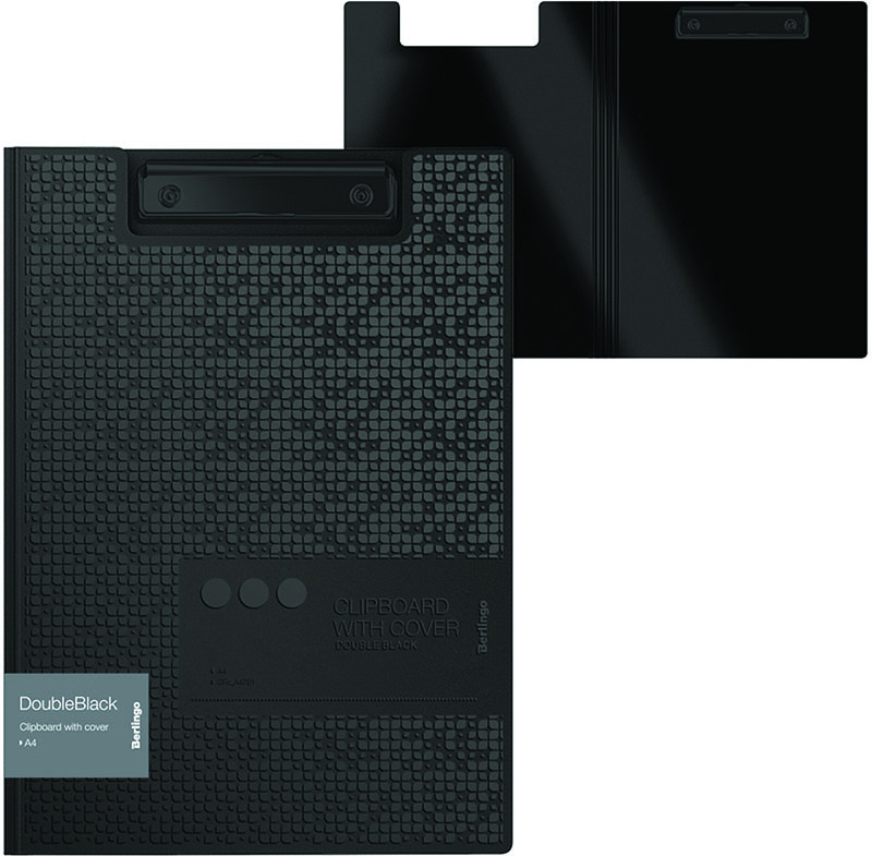 Папка-планшет с зажимом «DoubleBlack» | Double Black | Berlingo