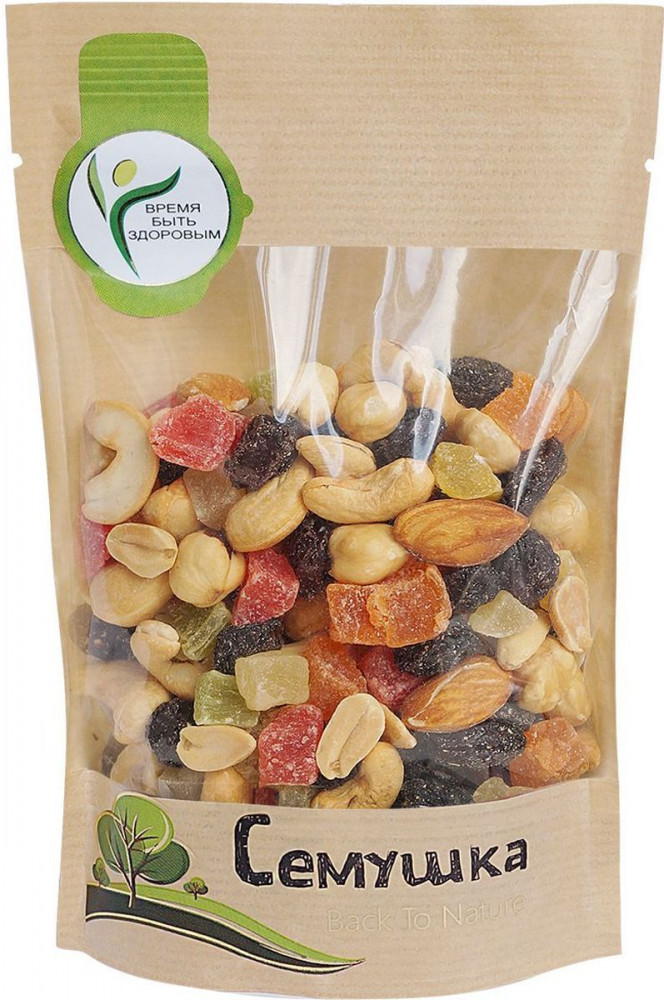 Смесь жареных орехов с цукатами | Семушка