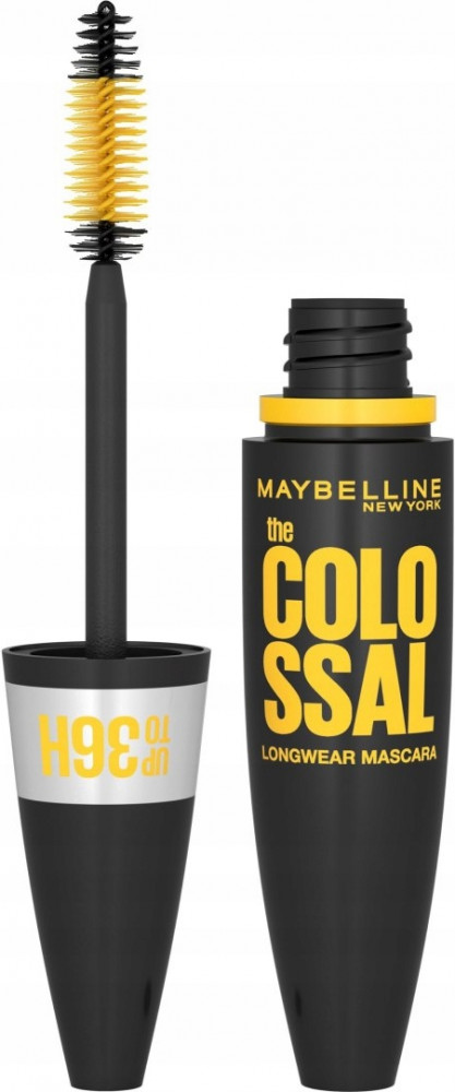 Стойкая тушь для ресниц «The Colossal» 100% объем и стойкость, оттенок Черный | Maybelline New York