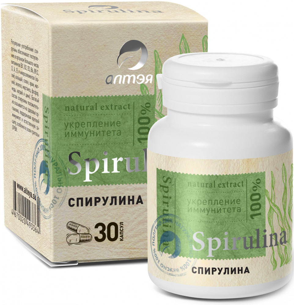 Капсулы «Спирулина» | Алтэя