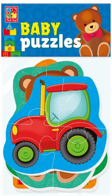 Пазл мягкий «Игрушки» | Vladi Toys