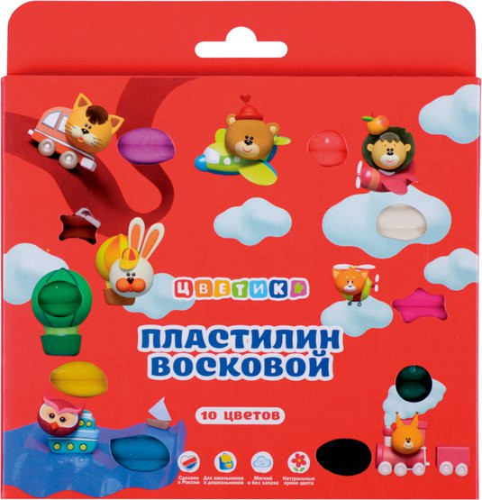 Пластилин восковой | Цветик