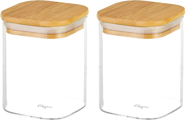Набор банок для хранения «Crystal glass» | Crystal glass | Elan Gallery