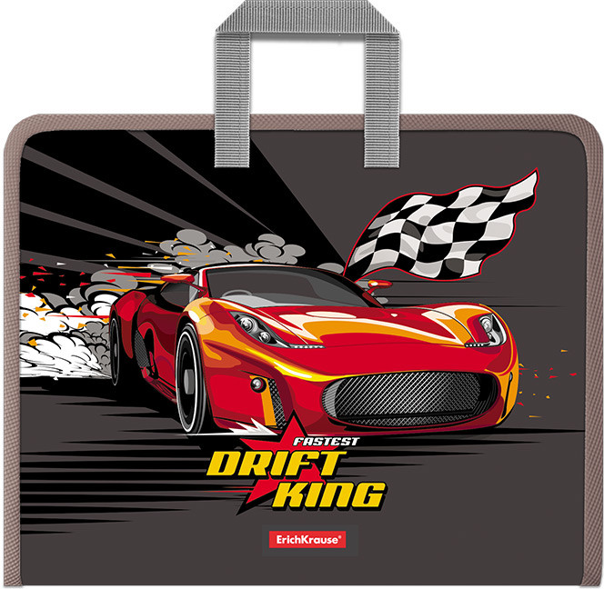 Папка для тетрадей с ручками | Drift King | Erich Krause