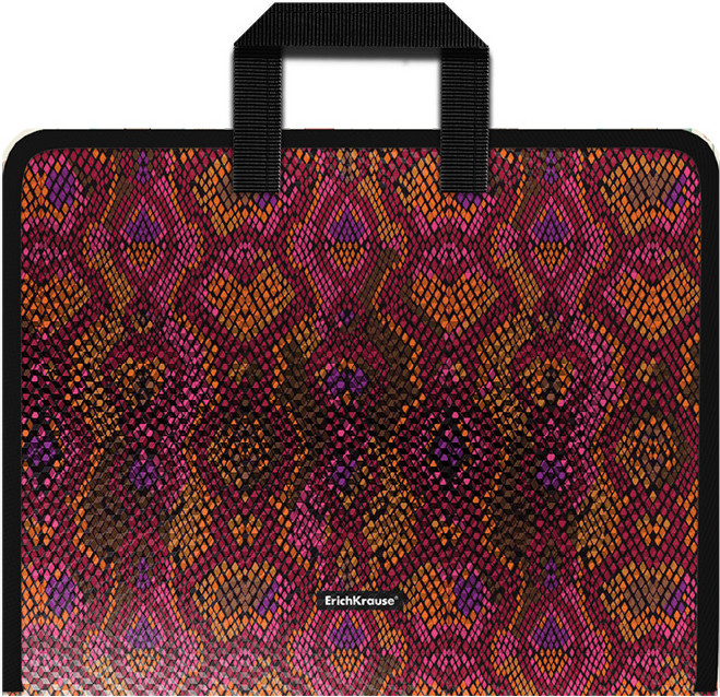 Папка для тетрадей с ручками | Crimson Python | Erich Krause