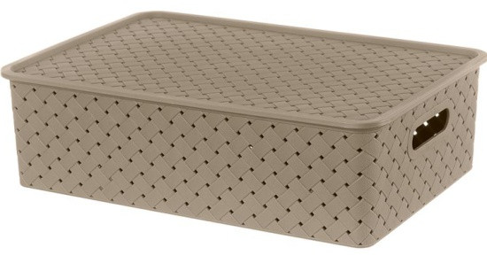 Корзина универсальная с крышкой | Береста | Violet