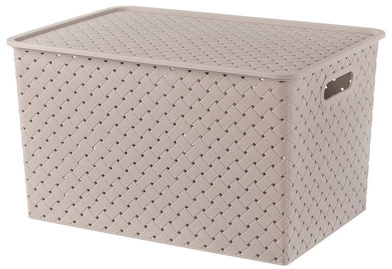 Корзина универсальная с крышкой | Береста | Violet