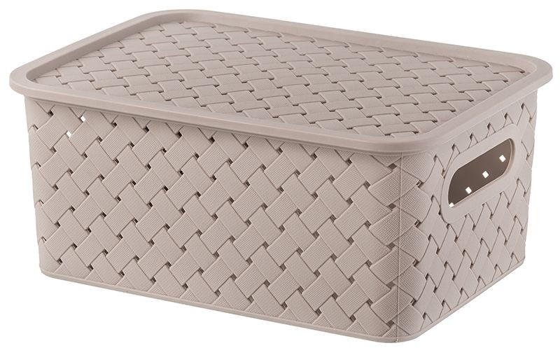 Корзина универсальная с крышкой | Береста | Violet