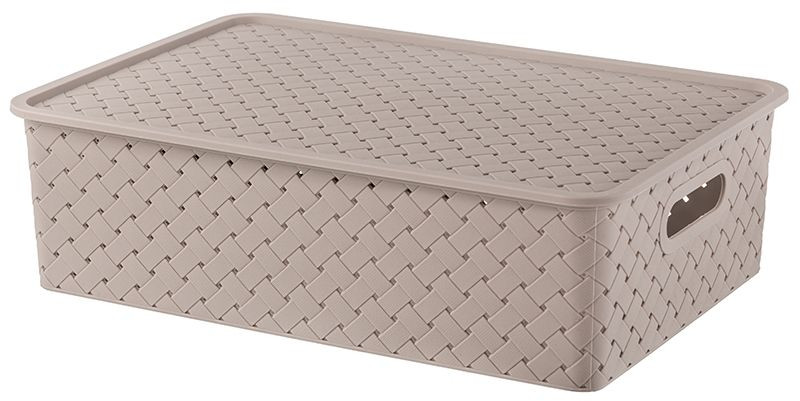 Корзина универсальная с крышкой | Береста | Violet