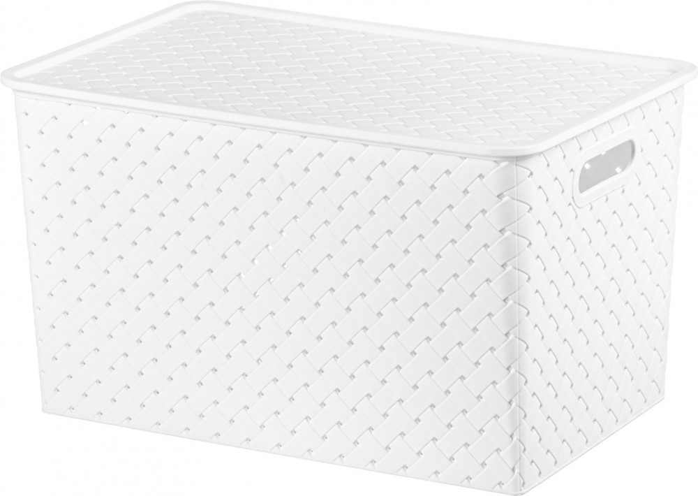 Корзина универсальная с крышкой | Береста | Violet