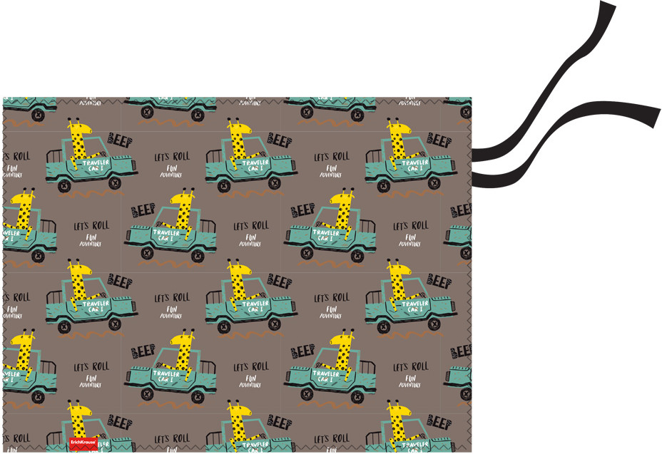 Подкладка настольная | Traveling Giraffe | Erich Krause