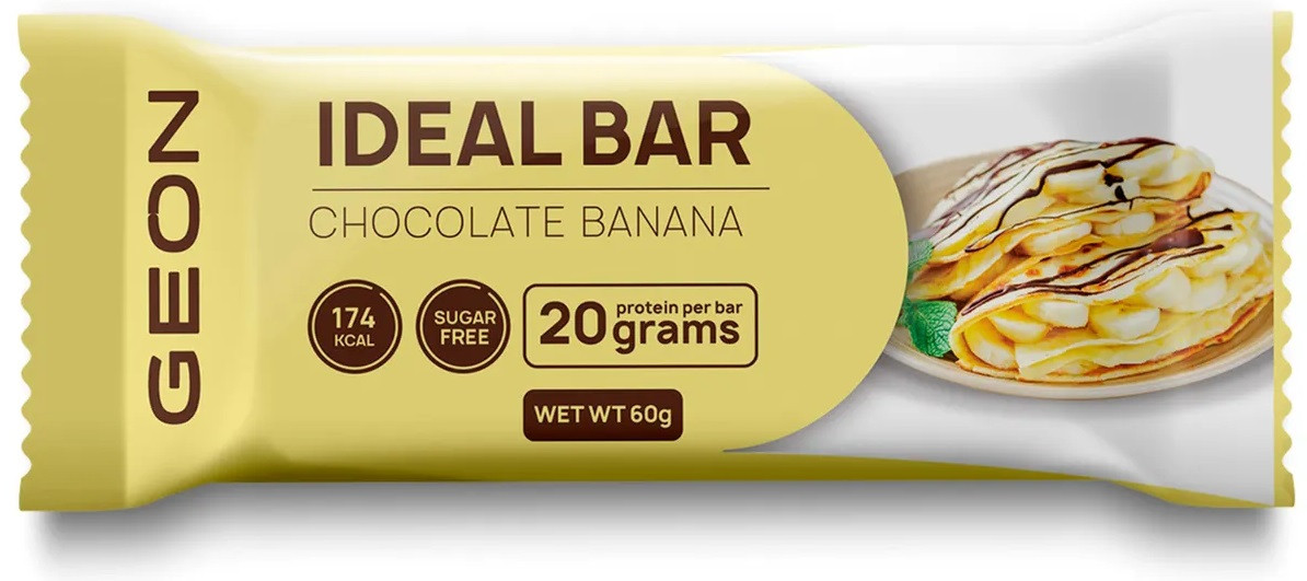 Батончик протеиновый «Банановый пудинг с шоколадом» | Idealbar | Geon