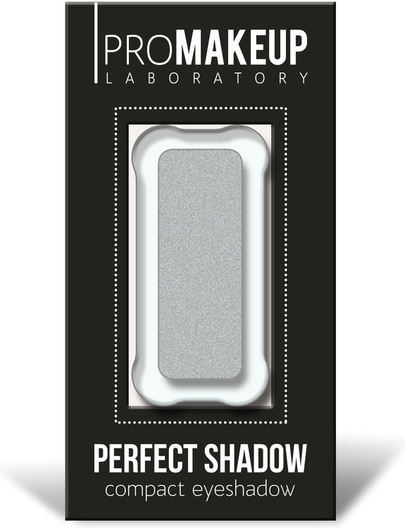 Тени для век компактные «Perfect Shadow», оттенок 09 Серебро перламутровый | PROmakeup