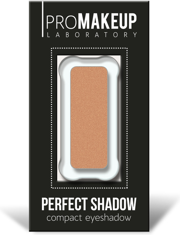 Тени для век компактные «Perfect Shadow», оттенок 12 Золотой перламутровый | PROmakeup