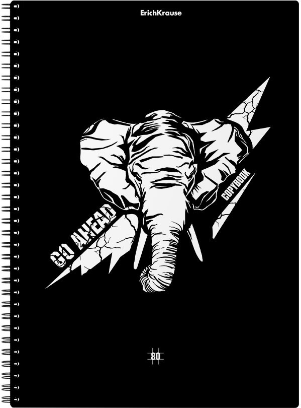 Тетрадь общая «Go Аhead» | Black and White | Erich Krause