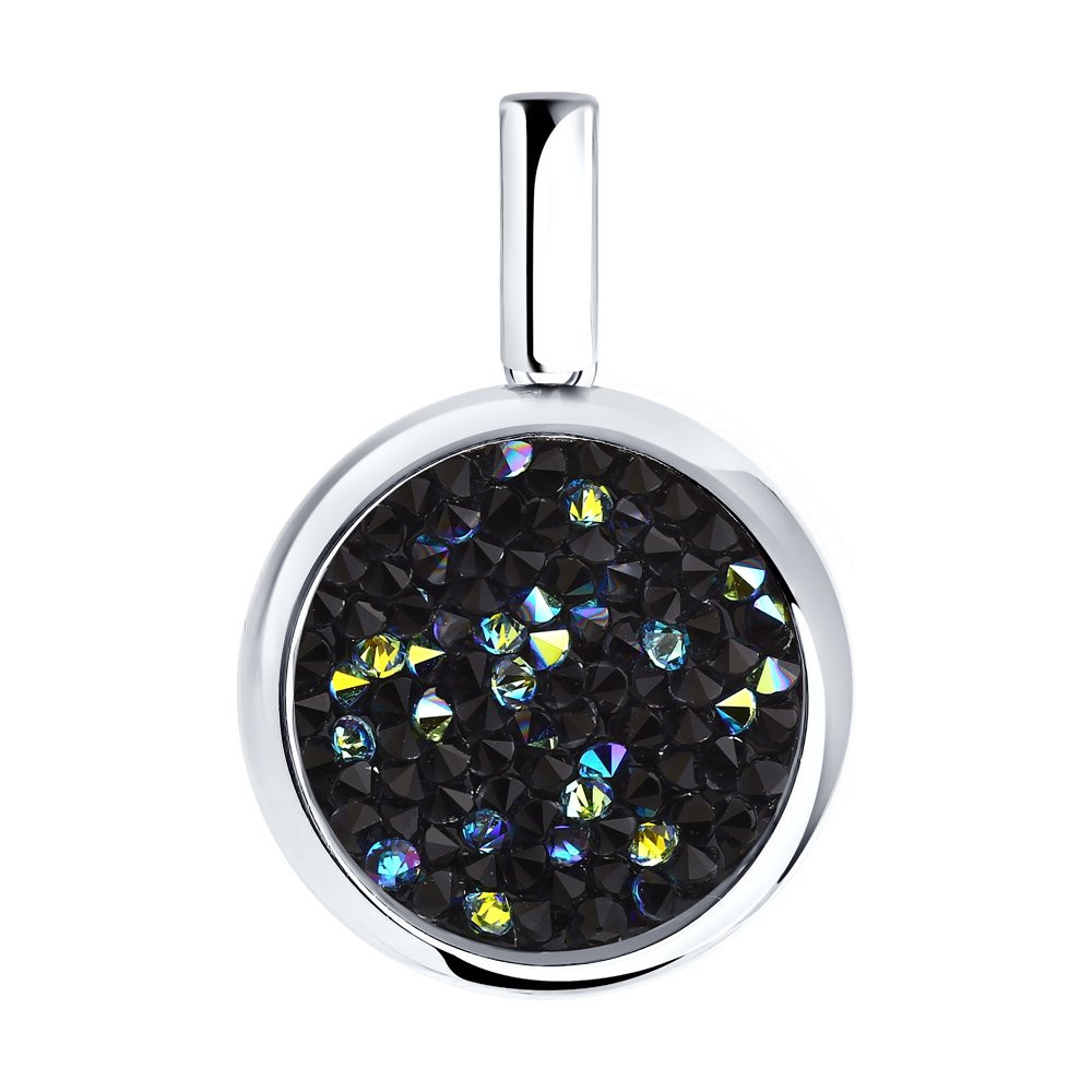 Подвеска из серебра с кристаллом Swarovski | SOKOLOV