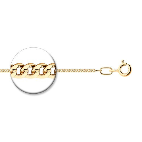 Цепь из золоченого серебра | SOKOLOV