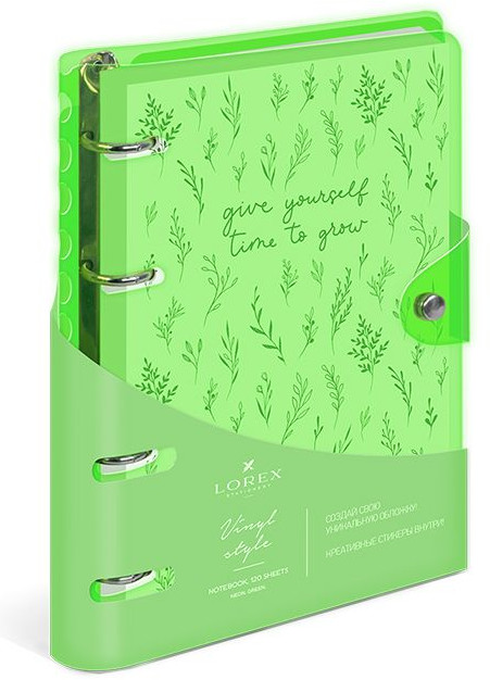 Тетрадь со сменным блоком | Neon | LOREX