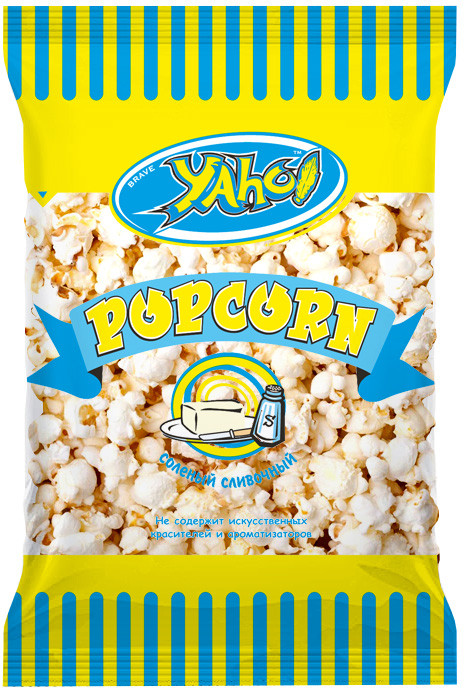Попкорн соленый сливочный | Yaho!