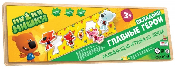 Игрушка деревянная «Ми-ми-мишки» | Ми-ми-мишки | Буратино