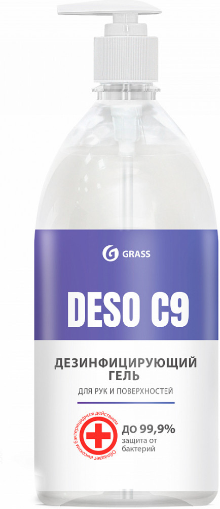 Средство дезинфицирующее для рук и поверхностей | DESO C9 | Grass